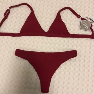 Maroon Bikini
